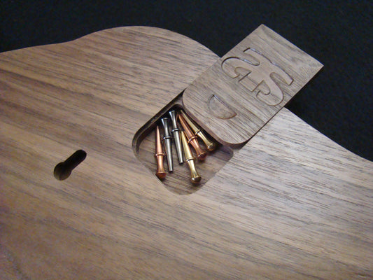 Wolf Island - 3D Relief Cribbage Board - Black Walnut - 22"